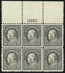 Sale 1077, Lot 302, 1916-19 Issues (Scott 462-524), 15c Gray (514) Sale 1077, Lot 302, 1916-19 Issues (Scott 462-524)