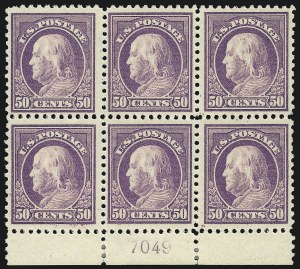 Sale 1077, Lot 305, 1916-19 Issues (Scott 462-524)