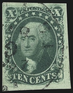 Sale 1077, Lot 53, 1851-56 Issue (Scott 5-17)