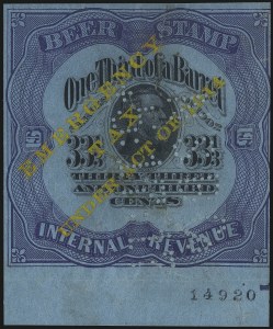 Sale 1077, Lot 540, Revenues (Beer)