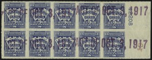 Sale 1077, Lot 546, Revenues (Playing Card thru Group Lots and Hunting Permits)