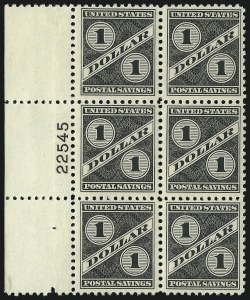 Sale 1077, Lot 560, Savings Stamps (PS, WS, TS)