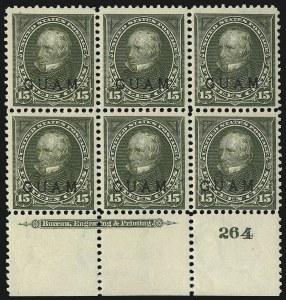 Sale 1077, Lot 584, U.S. Possessions (Cuba thru Guam)