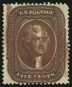 Sale 1077, Lot 69, 1857-60 Issue (Scott 18-39)