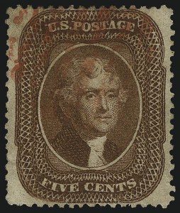 Sale 1077, Lot 70, 1857-60 Issue (Scott 18-39)
