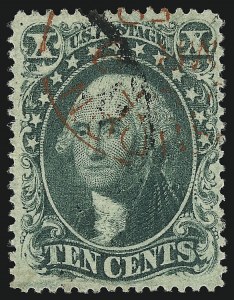Sale 1077, Lot 73, 1857-60 Issue (Scott 18-39)