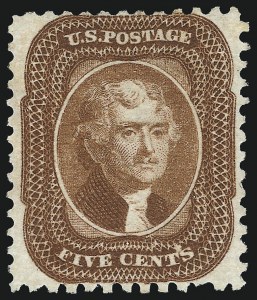 Sale 1077, Lot 78, 1875 Reprint of 1857-60 Issue (Scott 40-47)