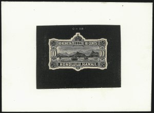 Sale 1077, Lot 781, Hawaii (Postal Card Essays and Proofs)