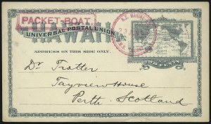 Sale 1077, Lot 800, Hawaii (Used Postal Cards)