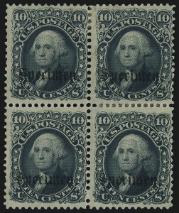 Sale 1077, Lot 87, 1861-66 Issue (Scott 56-78)