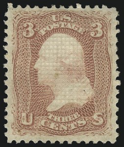 Sale 1077, Lot 97, 1867-68 Grilled Issue (Scott 79-101)