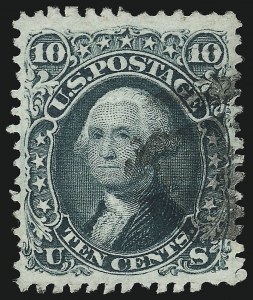 Sale 1077, Lot 98, 1867-68 Grilled Issue (Scott 79-101)