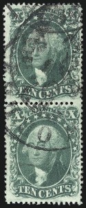 Sale 1078, Lot 113, 1c-90c 1857-60 Issue (Scott 19-39)