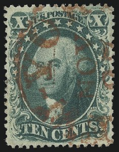 Sale 1078, Lot 114, 1c-90c 1857-60 Issue (Scott 19-39)