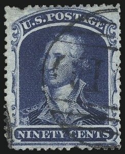Sale 1078, Lot 136, 1c-90c 1857-60 Issue (Scott 19-39)