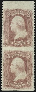 Sale 1078, Lot 150, 1861-68 Issue (Scott 56-70b)