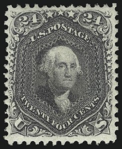 Sale 1078, Lot 183, 1861-68 Issue (Scott 71-78), 24c Lilac (78) Sale 1078, Lot 183, 1861-68 Issue (Scott 71-78)