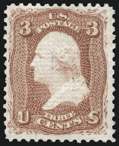 Sale 1078, Lot 197, 1867-68 Grilled Issue and 1875 Re-Issue (Scott 79-111)