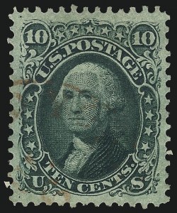 Sale 1078, Lot 201, 1867-68 Grilled Issue and 1875 Re-Issue (Scott 79-111)