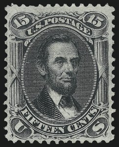 Sale 1078, Lot 202, 1867-68 Grilled Issue and 1875 Re-Issue (Scott 79-111)