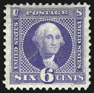 Sale 1078, Lot 254, 1875 Re-Issue of 1869 Pictorial Issue (Scott 123-132), 6c Blue, Re-Issue (126) Sale 1078, Lot 254, 1875 Re-Issue of 1869 Pictorial Issue (Scott 123-132)