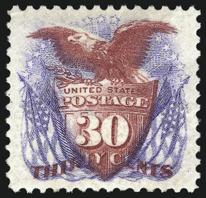 Sale 1078, Lot 265, 1875 Re-Issue of 1869 Pictorial Issue (Scott 123-132)