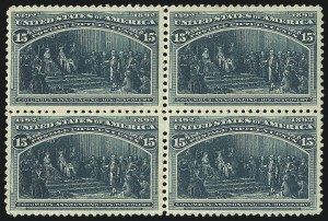 Sale 1078, Lot 343, 1893 Columbian Issue (Scott 230-245)