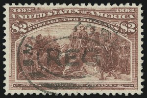 Sale 1078, Lot 365, 1893 Columbian Issue (Scott 230-245)
