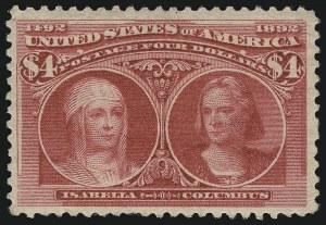 Sale 1078, Lot 371, 1893 Columbian Issue (Scott 230-245)