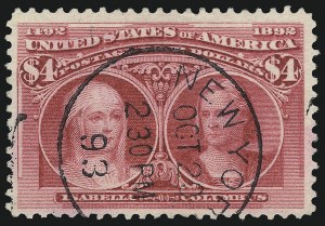 Sale 1078, Lot 374, 1893 Columbian Issue (Scott 230-245)