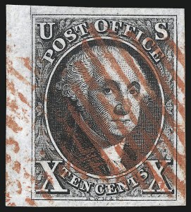 Sale 1078, Lot 46, 10c 1847 Issue, 1875 Reproduction of 1847 Issue (Scott 2-4)