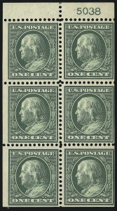 Sale 1078, Lot 464, 1908-15 Washington-Franklin Issues