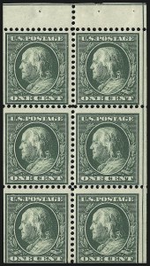 Sale 1078, Lot 466, 1908-15 Washington-Franklin Issues