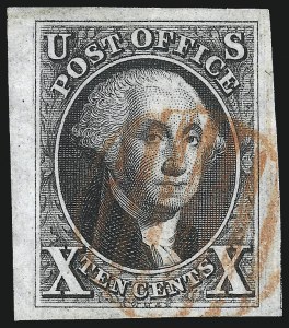 Sale Number 1078, Lot Number 47, 10c 1847 Issue, 1875 Reproduction of 1847 Issue (Scott 2-4)