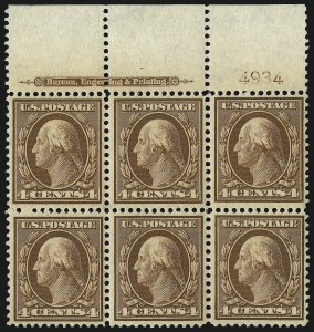 Sale 1078, Lot 471, 1908-15 Washington-Franklin Issues