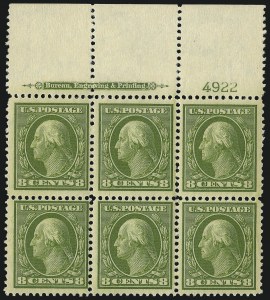 Sale 1078, Lot 473, 1908-15 Washington-Franklin Issues