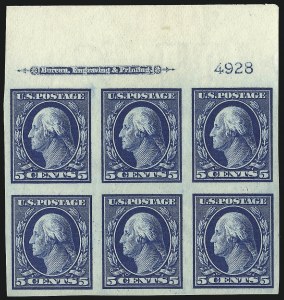Sale 1078, Lot 481, 1908-15 Washington-Franklin Issues