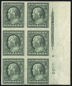 Sale 1078, Lot 482, 1908-15 Washington-Franklin Issues