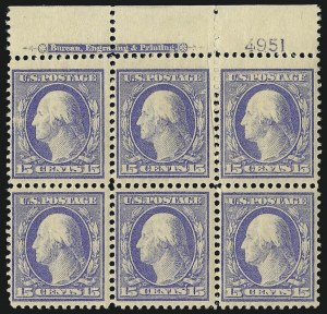 Sale 1078, Lot 497, 1908-15 Washington-Franklin Issues