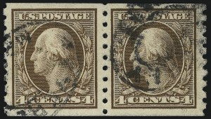Sale 1078, Lot 498, 1908-15 Washington-Franklin Issues