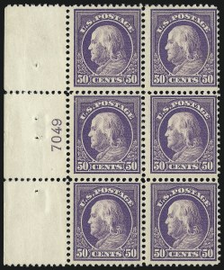 Sale 1078, Lot 518, 1912-23 Washington-Franklin Issues