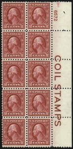 Sale 1078, Lot 521, 1912-23 Washington-Franklin Issues
