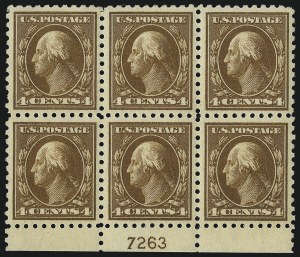 Sale 1078, Lot 523, 1912-23 Washington-Franklin Issues