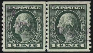 Sale 1078, Lot 535, 1912-23 Washington-Franklin Issues