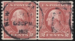 Sale 1078, Lot 539, 1912-23 Washington-Franklin Issues