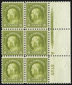 Sale 1078, Lot 545, 1912-23 Washington-Franklin Issues