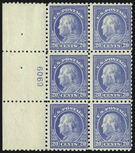 Sale 1078, Lot 550, 1912-23 Washington-Franklin Issues