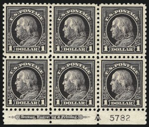 Sale 1078, Lot 551, 1912-23 Washington-Franklin Issues