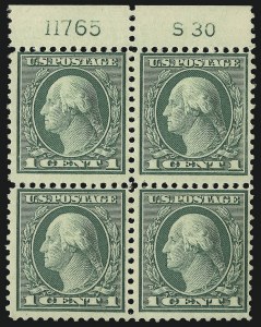 Sale 1078, Lot 588, 1912-23 Washington-Franklin Issues, cont.