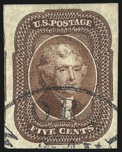 Sale Number 1078, Lot Number 78, 1c-12c 1851 Issue (Scott 5A-17)